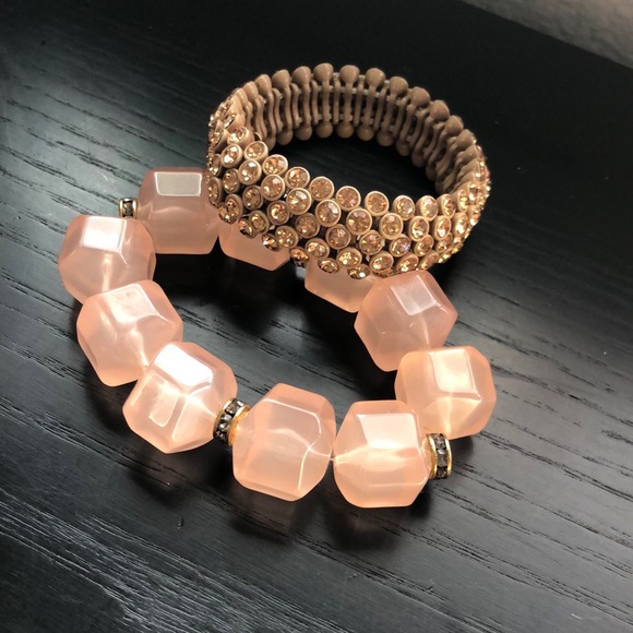J. Crew Jewelry - J Crew Brûlée Bracelet Rose Tone